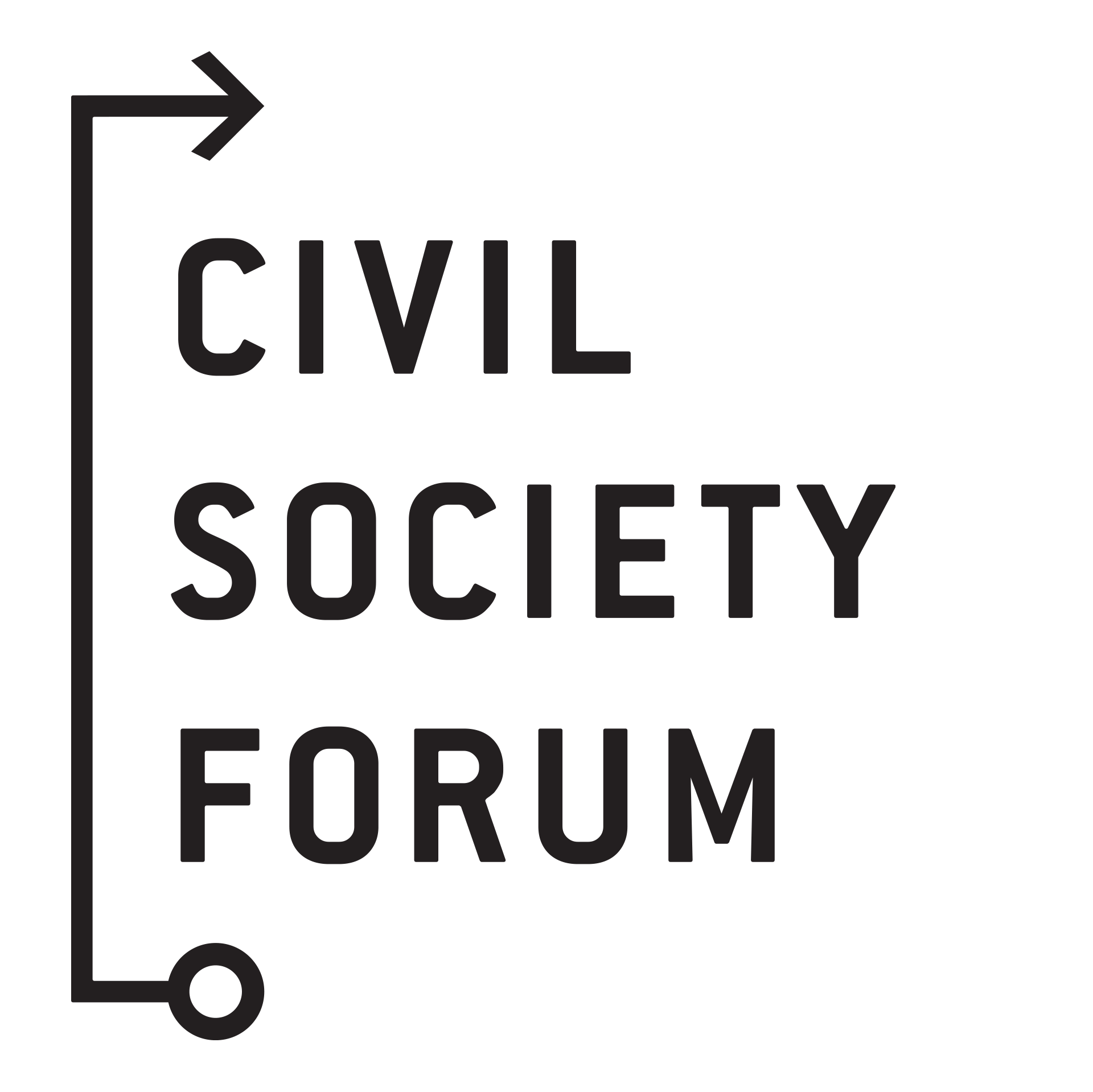 Das Logo von Civil Society Forum