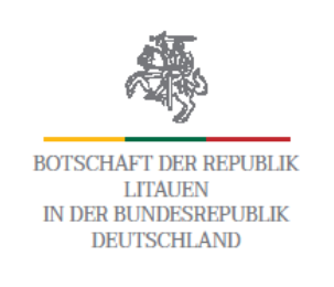Das Logo der Botschaft Litauen in Berlin