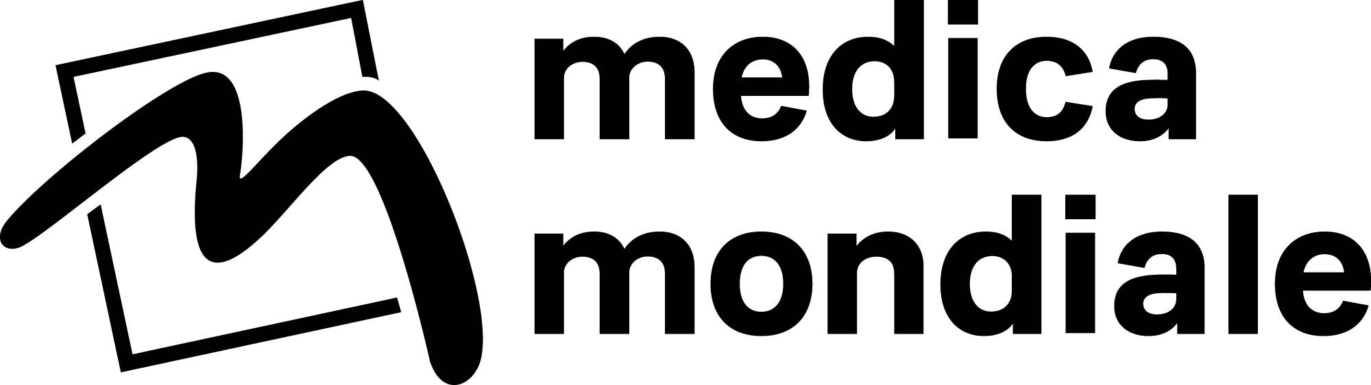 Das Logo von medica mondiale
