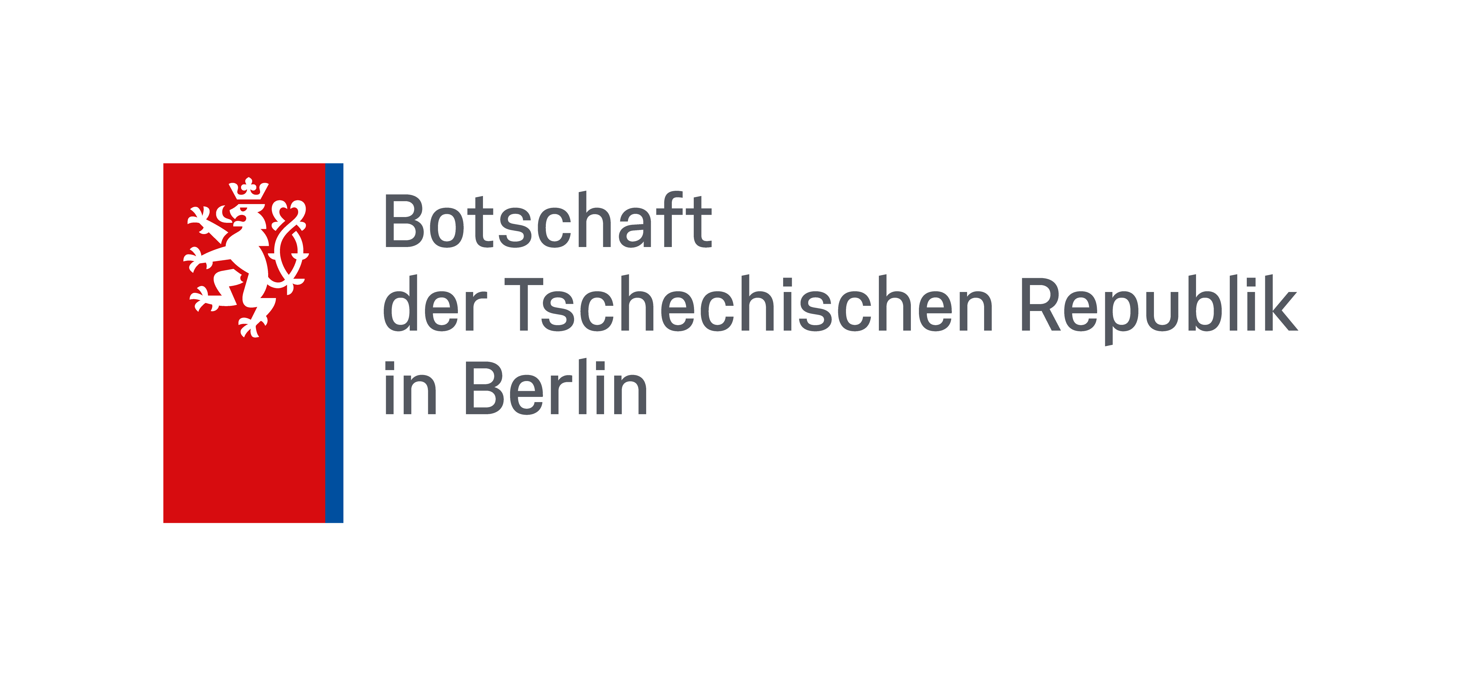 Das Logo der Tschechischen Botschaft in Berlin
