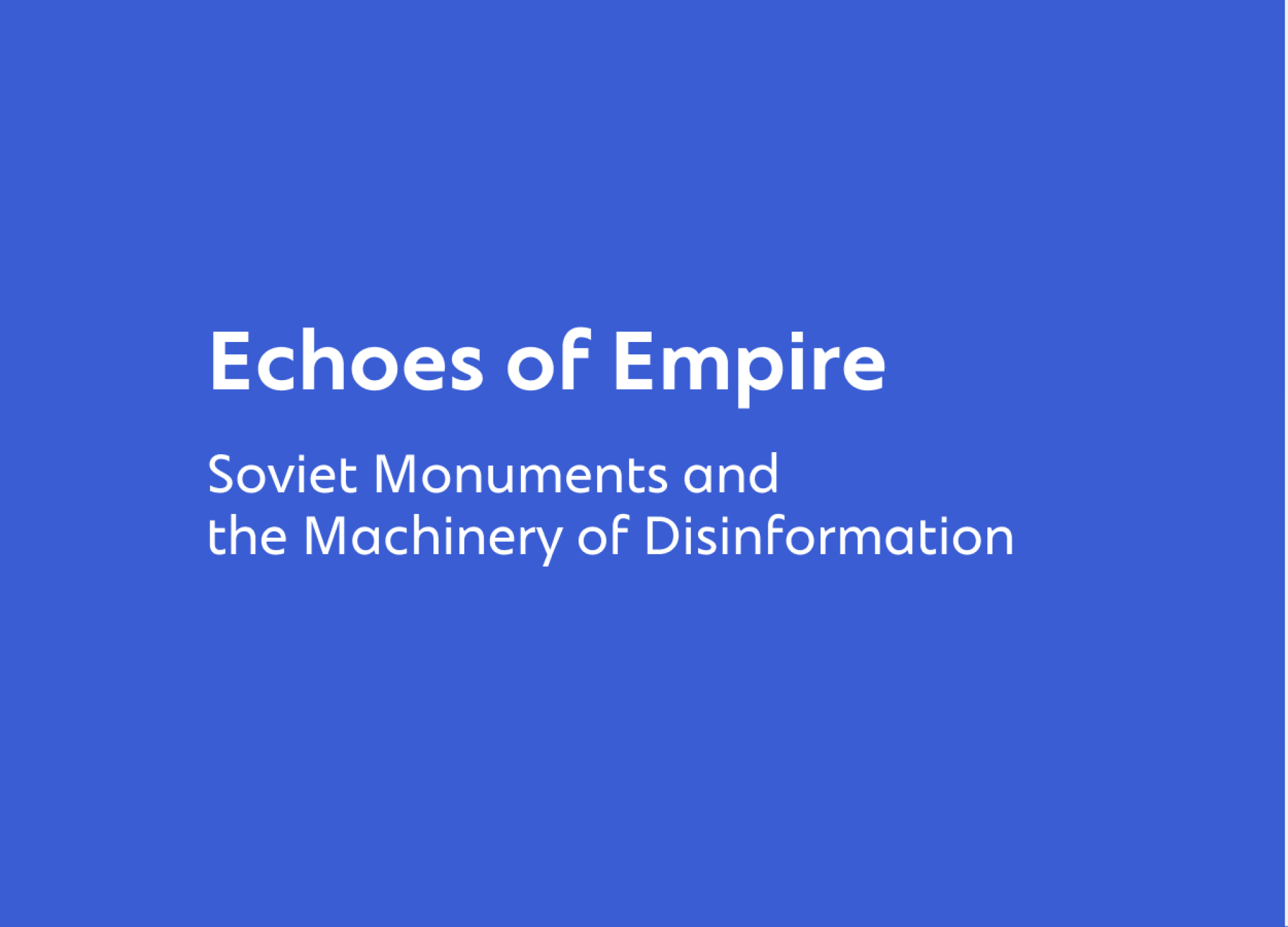 Echoes of Empire