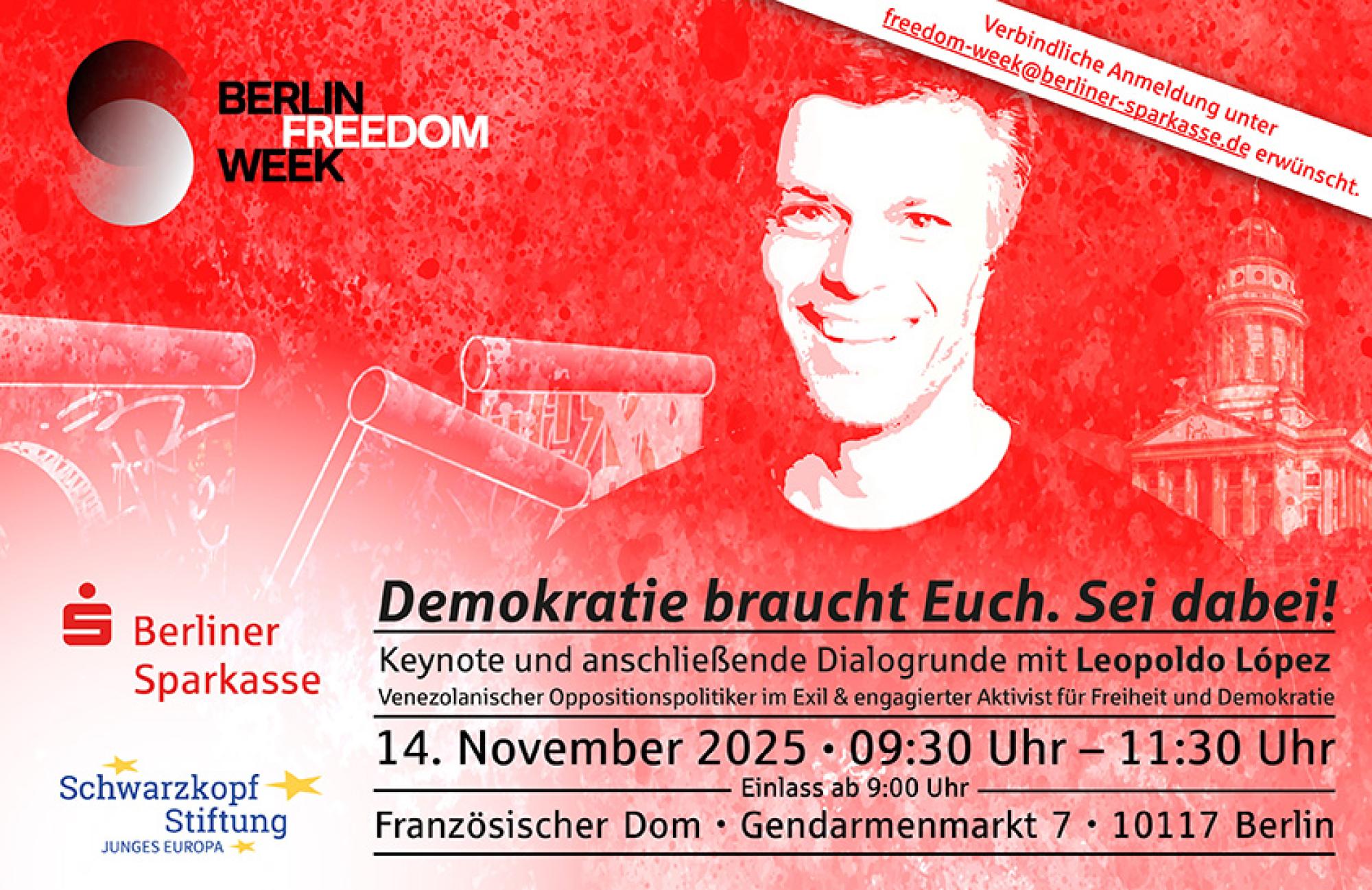 Demokratie braucht Euch. Seid dabei!