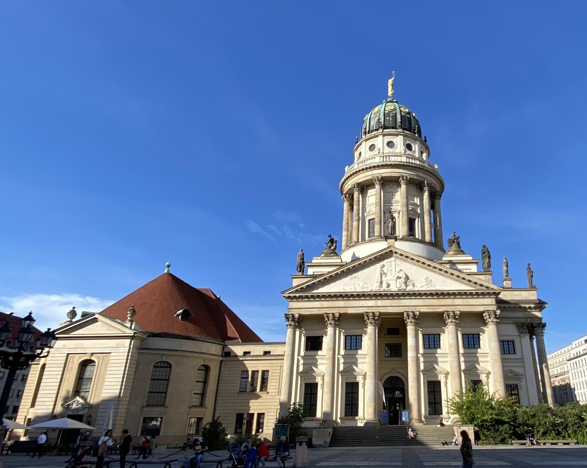 Französischer Dom Blick auf das Südportal