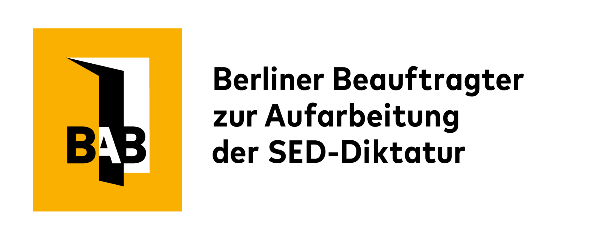 Das Logo des Berliner Beauftragten zur Aufarbeitung der SED-Diktatur.