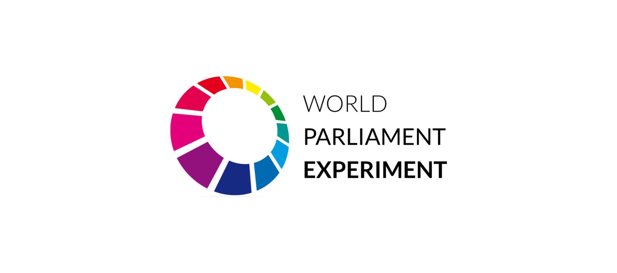 Das Logo des World Parliament Experiment.