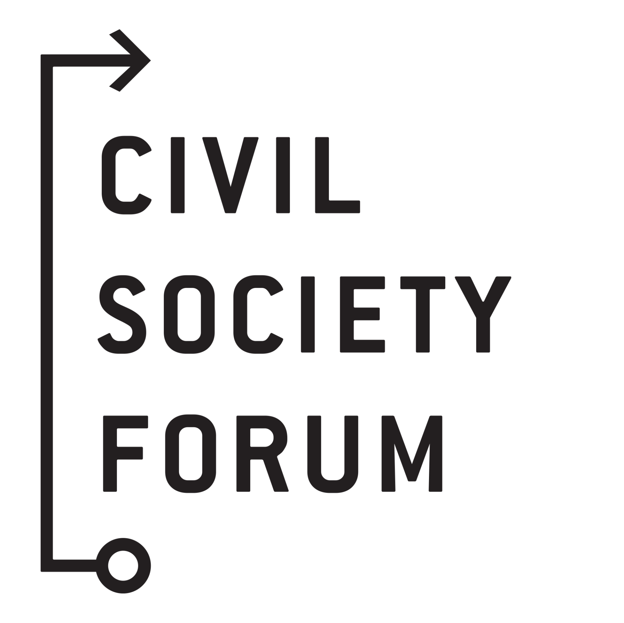 Das Logo von Civil Society Forum