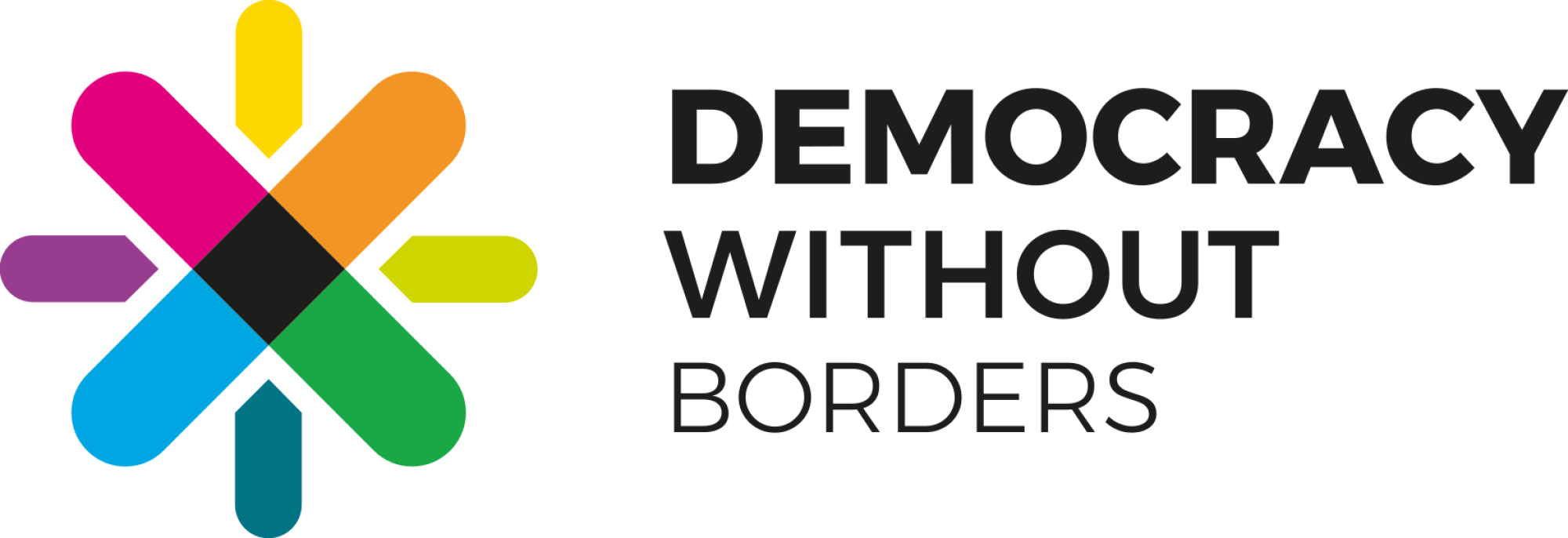 Das Logo von Democracy Without Borders