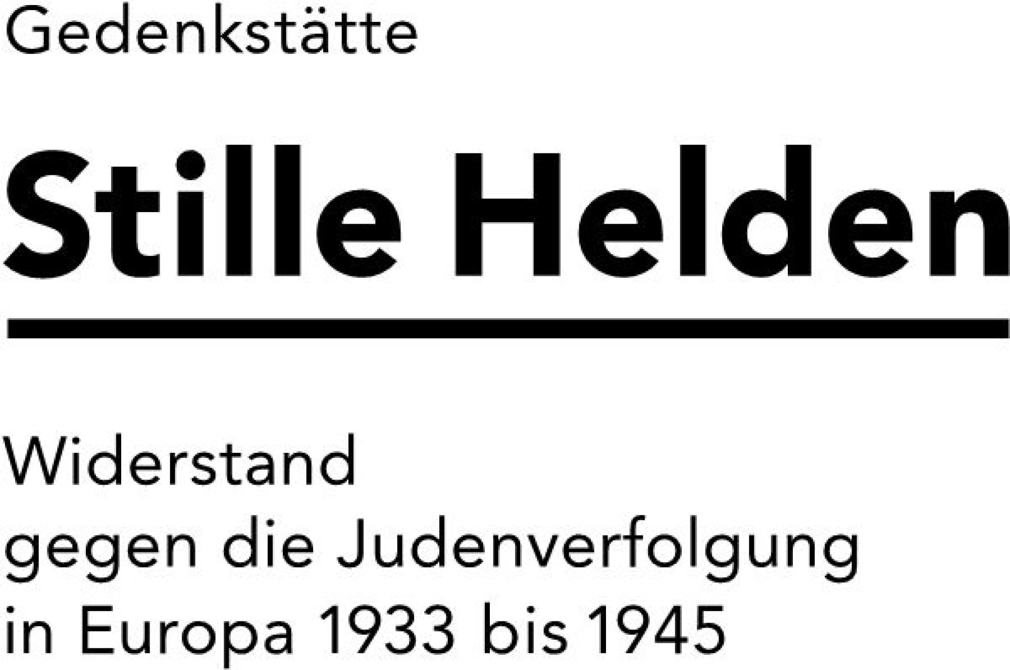 Das Logo der Gedenkstätte Stille Helden