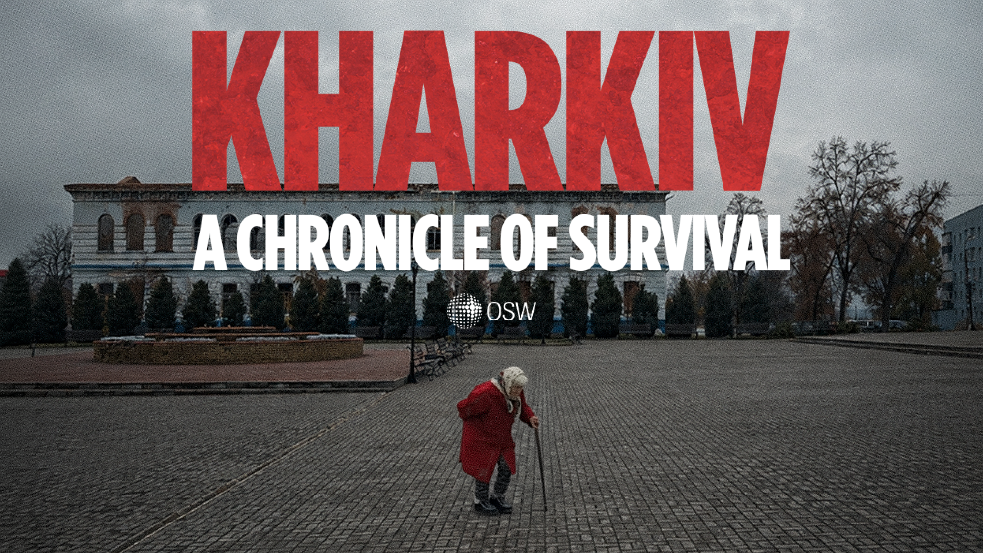 Der Titlescreen des Films Kharkiv. A Chronicle of Survival