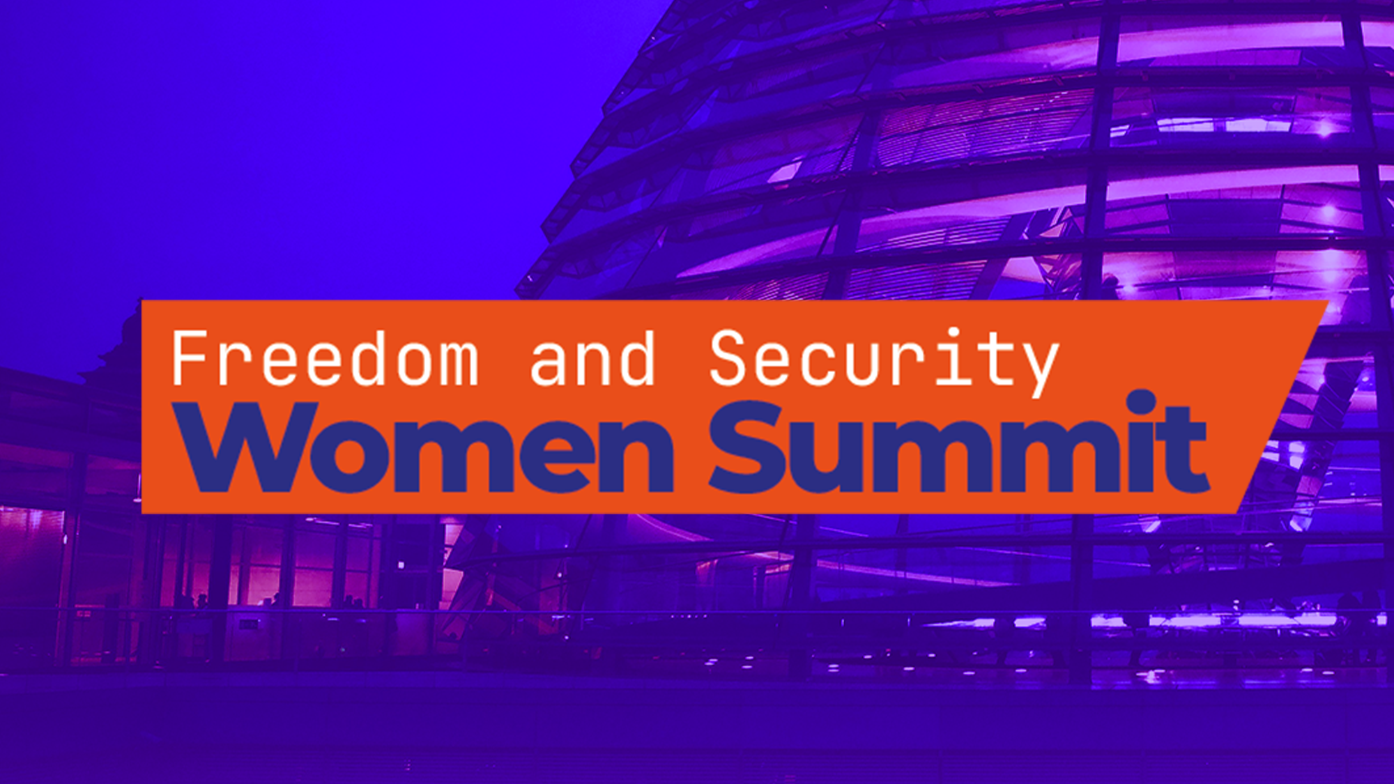 Grafik zum Freedom and Security Women Summit