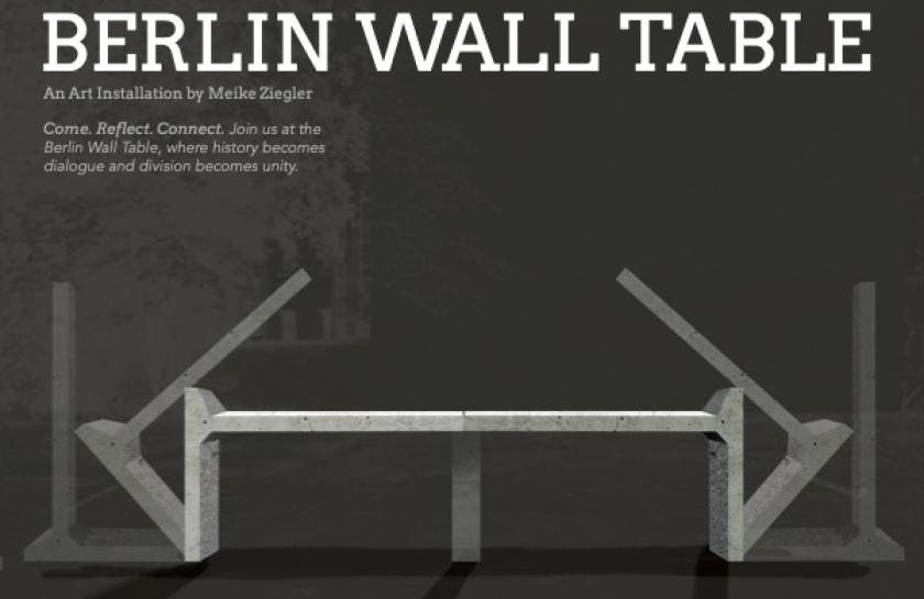 Berlin Wall Table