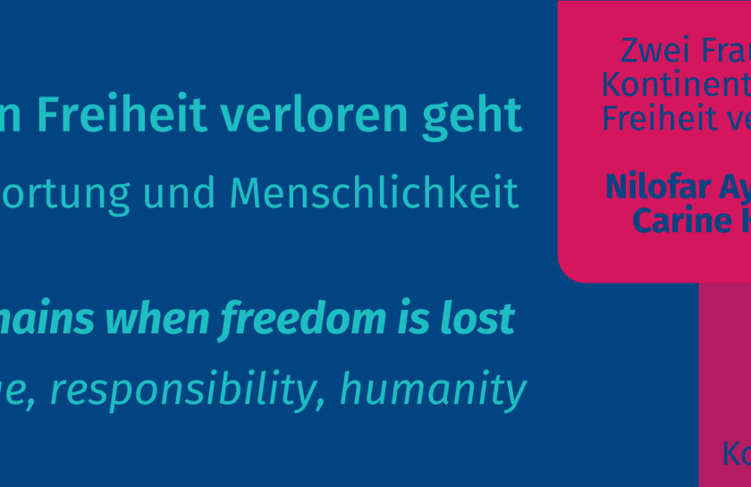 Keyvisual Was bleibt, wenn Freiheit verloren geht 