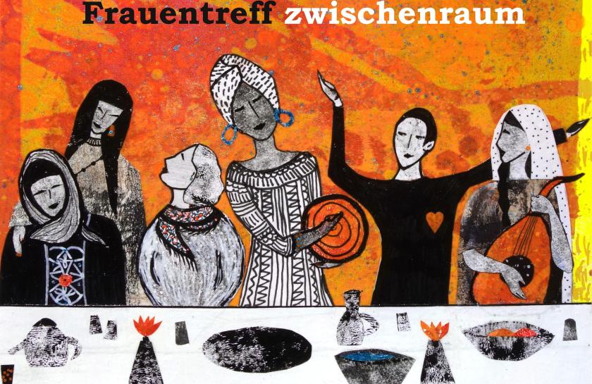 Die Grafik des Frauentreffs Zwischenraum